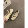 Zapatos Mary Jane Chuyuji Retro Francés de Punta Redonda con Lazo para Mujer, Modelo Nuevo 2026 Zapatos Planos Bajos de Abuela