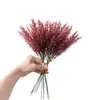 Fabricante de Flores Artificiales de Tallo Largo con Niebla Fina Flores Falsas Plantas Verdes Venta al por Mayor Decoración de Bodas Manualidades Transfronterizas Estilo Ins