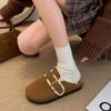 Zapatillas Burken de suela gruesa, ligeras, retro, con aumento de altura, para mujer, novedad de verano 2025.