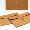 Saco de Armazenamento com Enrolar para Arquivos Envelope de Papel Kraft Atacado Envelope para Cartas de Amor Saco para Documentos Saco de Material Pode Ser Hot Stamped