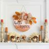 Otoño Transfronterizo Lazo de Cáñamo Decoraciones Colgantes de Tarjeta de Madera Tarjeta de Letras Creativa Corona Festival Patio Tarjeta Decorativa Colgante de Puerta