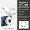 Mini Teléfono Móvil Luz de Relleno Magnética Portátil de Mano para Transmisión en Vivo Fotografía Iluminación de Belleza Luz de Bolsillo para Selfies