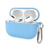 Funda de Silicona con Hebilla Colgante para Audífonos Bluetooth AirPods Pro de 3ra Generación para Teléfono Móvil Apple Audífonos Inalámbricos