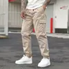 Nuevos pantalones de trabajo transfronterizos para hombre, nuevos pantalones largos de trabajo Amazon multibolsillo, pantalones jogger casuales de moda