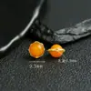 S925 prata antiga banhada a ouro cera de abelha mão cartão acessórios diy design feito à mão pulseira colar roda contas acessórios