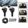 Kit de cabeza de boquilla universal ajustable para boquilla lavaparabrisas de coche y cabezal rociador de limpiaparabrisas