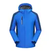 Chaqueta Exterior para Hombre Cortavientos Impermeable con Capucha Ligera Transpirable Chaqueta de Senderismo Abrigo Deportivo para Trekking