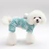 Ropa para perros al por mayor, Teddy Corgi, perro pequeño de cuatro patas, terciopelo coral, estrellas, abrigo acolchado de algodón, cálido para interiores y exteriores.