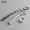 Ocari Cristal Vidrio Diamante Brillo Dorado Cromo Aleación de Zinc Gabinete Armario Puerta de Gabinete Cajón Herrajes para Muebles Tirador