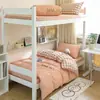 2026 Nuevo Todo Algodón Algodón Puro Algodón Lavado Moda Bordado Dormitorio Estudiantil Cama Individual Juego de Tres o Cuatro Piezas