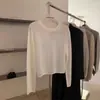Não me Arrependo se Não Conseguir, a Textura é Ótima, as Treze Linhas Imiss2026 Suéter de Tricô Gola Alta Slim Fit para Mulheres