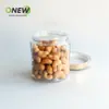 En stock venta al por mayor botella de comida azafrán níspero frasco sellado con cápsula producto transparente para el cuidado de la salud botella de acrílico