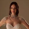 Novos Produtos Transfronteiriços Corrente de Ombro com Franjas para Performance de Palco Diamante Completo Moda Europeia e Americana Noiva Show Acessórios de Vestuário Colar Strass