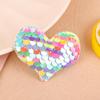 Xintian Celebridad de Internet Diadema Coreana Colorida Corazón Brillante Pinza Dulce para Flequillo Niños Pinza Lateral Lentejuelas Accesorios para el Cabello para Mujeres
