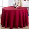 Venta caliente banquete de bodas fiesta hotel uso mantel redondo de jacquard de poliéster de 120 pulgadas