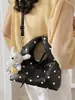Bolso de lunares de nicho de moda para mujer, nuevo bolso cruzado de moda primavera 2026, bolso de mano pequeño exquisito