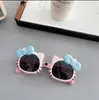 Óculos de Sol de Verão da Moda para Meninas, com Proteção UV, Fofos e Adoráveis, com Laço e Design de Gatinho para Proteger do Sol