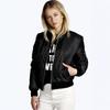 Ebay AliExpress outono e inverno europeu e americano nova jaqueta externa curta de cor sólida com zíper moda jaqueta