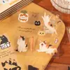 Canto Gato Quadrado Animal de Estimação Filme Corte Adesivo Livro Padrão de Animal de Estimação Fofo Manual Pequenas Coisas da Vida Decoração Adesivos DIY