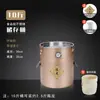 Barril de Chá de Casca de Tangerina Xinhui de Aço Inoxidável Grande Capacidade Armazenamento Espessado Lata de Ferro Selada Metal com Medidor de Umidade Saco de Pano
