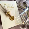 Invitaciones de Acrílico Transparente Escarchado Estilo Occidental Más Vendidas Transfronterizas, Invitaciones de Boda, Sobres Verticales, Invitaciones de Boda, Recuerdos Hechos a Medida