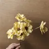 Flor de Campanilla de Plata Hecha a Mano Flor Seca Adornos Estilo Ins Decoración Artística Pequeña Fresca Flor de Ciruelo Pequeña Campana de Viento Flor de Ciruelo Decoración del Hogar