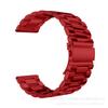 Correa de acero inoxidable de tres cuentas para Huawei Watch GT3 GT2Pro, Samsung Gear S3 S2