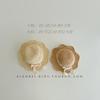 Sombrero de bebé estilo coreano, sombrero de paja para primavera y verano para niños, sombrero parasol para bebés, sombrero protector solar para niñas, sombrero de playa para la playa, nuevo estilo