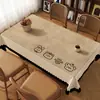 Mantel de Dibujos Animados Impermeable a Prueba de Aceite Sin Lavar Esterilla para Mesa de Comedor 2026 Nuevo Estilo Lujo Ligero Tacto de Alta Gama Mantel Mantel para Mesa de Café Retro