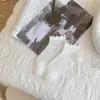 Calcetines de Algodón Finos de Verano para Mujer, Calcetines Invisibles Transpirables de Malla Antideslizantes, Calcetines Cortos de Encaje Estilo Ballet, Color Sólido Estilo Japonés