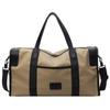 Bolsa de equipaje con ruedas portátil para mujer, con diseño de contraste de colores, informal, para viajes al aire libre, con separación de humedad y sequedad, bolsa de fitness