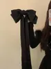 Tocado de borla roja con lazo grande pinza para el pelo vestido de brindis de boda nupcial 2023 nuevo pasador de compromiso femenino