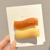 Pasador Dulce de Princesa Estilo Ins con Flequillo Lateral, Pinza para el Cabello Delicada y Versátil, Accesorio para el Cabello de Color Dopamina