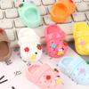 Simulación de color zapatos de agujeros pegamento crema diy mano pinza para el cabello accesorios para funda de teléfono móvil pinza para el cabello zapatos de agujeros resina
