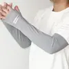 Protetor solar de verão manga de gelo viseira proteção UV para atividades ao ar livre pilotagem direção fina respirável longa reflexiva manga de seda gelada