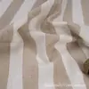 Tecido Grande Listrado de Algodão e Linho, Tecido Jacquard Listrado Tecido em Tear de Linho, Tecido para Sofá, Tecido para Almofada, Tecido para Camisa, Tecido para Roupa em Estoque