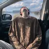 Camiseta casual de manga larga con cuello redondo y rotos, limpia y que queda bien, para hombre, otoño, ajuste holgado, casual, perezosa, camiseta básica, sudadera para hombre