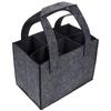 Suministro de Fábrica Bolsa de Fieltro de Mano para Vino Tinto Bolsa para Vino de Mano Vino Tinto de 6 Botellas Bolsa de Fieltro No Tejido