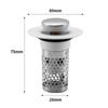 Tapón de desagüe para lavabo con fuga, tipo push, núcleo de rebote para lavabo, desagüe para lavabo, lavabo, lavabo, filtro de cesta para lavabo, antibloqueo, transfronterizo