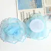 Serie de Macarrones de Color Estilo Hada Accesorios de Malla con Flores DIY Pinzas de Garra Ropa Accesorios para la Cabeza Zapatos Sombreros Mercería Accesorios