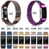 Para fitbit Charge2 Milanés Bonita Correa charge2 Magnética Acero Inoxidable Milanés Bonita Correa de Malla