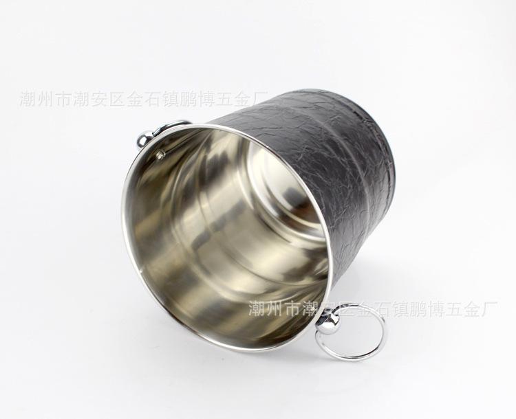 黑色皮纹香槟桶2