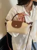 Bolso Bandolera Tejido Transfronterizo para Mujer 2026 Nuevo Bolso de Mano de Paja de Verano Bolso de Nicho Bolso de Hombro Versátil de Moda