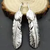 Nuevo collar de hoja Yu Wenle al por mayor gors Gao Qiao Wu mismo estilo colgante de pluma de cobre plata 925