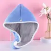 Gorro Secador de Pelo Espeso de Coral Fleece para Mujer, Pañuelo Absorbente de Agua de Secado Rápido para Secar la Cabeza, Sin Secador de Pelo, Doble Capa de Alta Densidad, Súper Suave