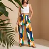 Verão Novo Algodão Linho de Alta Qualidade Calças Femininas Casuais Versáteis Longas Simples Finas Calças de Gaze de Algodão Calças Femininas de Perna Larga