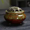 Quemador de incienso de cerámica quemador de incienso de sándalo quemador de incienso de cambio de horno quemador de incienso azul de cambio de horno quemador de incienso de celadón de grieta de hielo quemador de incienso de torre quemador de incienso de mosquito quemador de incienso pequeño al por mayor