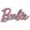 Flor de zapato rosa de metal incrustada de diamantes hebilla de zapato herraje hebilla decorativa hebilla carcasa de teléfono móvil de diamantes completos accesorios material de accesorios diy