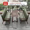 Bar Retro, Tienda de Té de Leche, Combinación de Mesa y Silla de Cafetería, Sofá de Madera Maciza, Cabina de Casa de Té, Taberna de Negociación Ocio