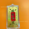 Adesivos de Celular Dourados como Lembrancinhas para Boa Sorte e Riqueza, Cartões de Ouro Puro para Atrair Fortuna, Cartas da Fortuna para Celular no Atacado